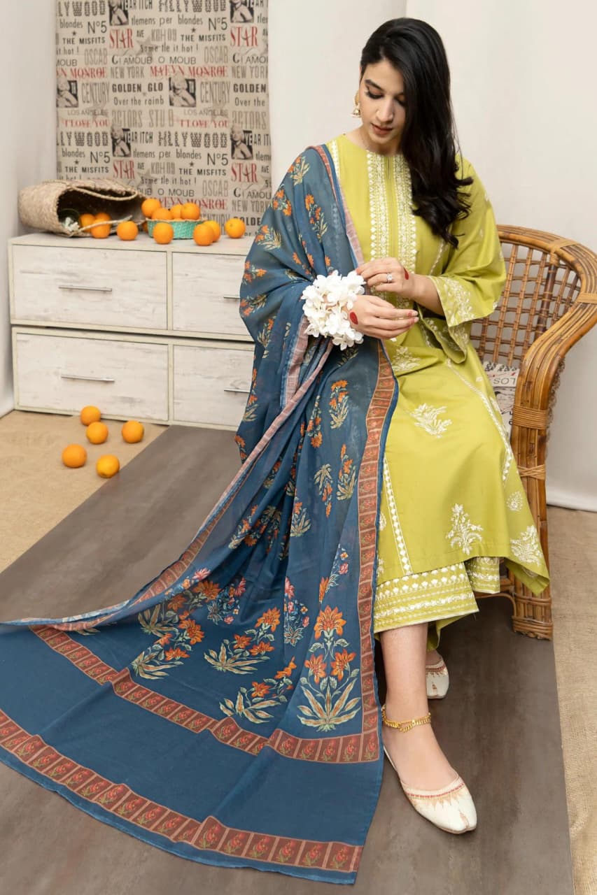 DHANAK 3PC EMBROIDERED 013 (Copy)
